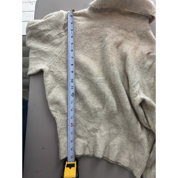 Worthington Turtleneck Sweater Gold Sparkle Size Medium - Picture 8 of 8